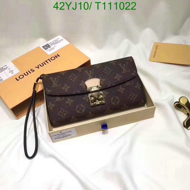 LV Bags-(4A)-Wallet-,Code : T111022,$ 55USD