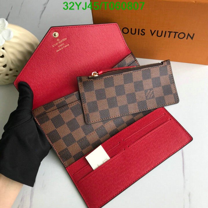 LV Bags-(4A)-Wallet-,Code: T060807,$ 42USD