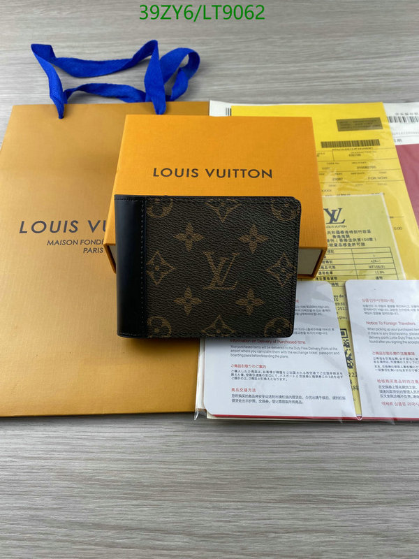 LV Bags-(4A)-Wallet-,Code: LT9062,$ 51USD