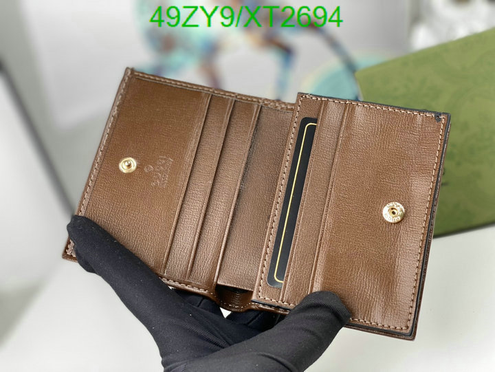 Gucci Bag-(4A)-Wallet-,Code: XT2694,$ 64USD