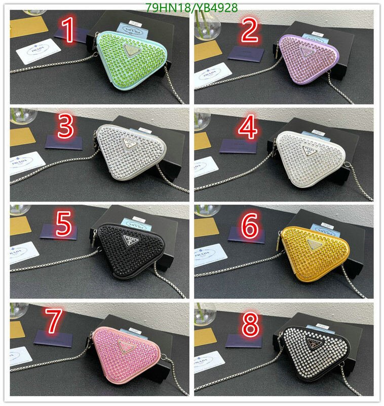 Prada Bag-(4A)-Triangle- Code: YB4928 $ 103USD