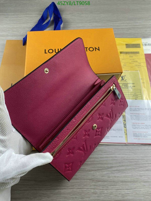 LV Bags-(4A)-Wallet-,Code: LT9058,$ 59USD