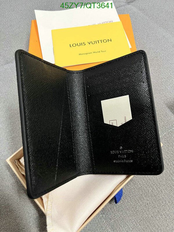LV Bag-(4A)-Wallet- Code: QT3641 $ 59USD