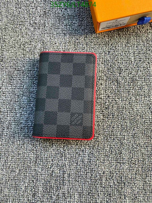 LV Bags-(4A)-Wallet-,Code: LT4874,$ 46USD