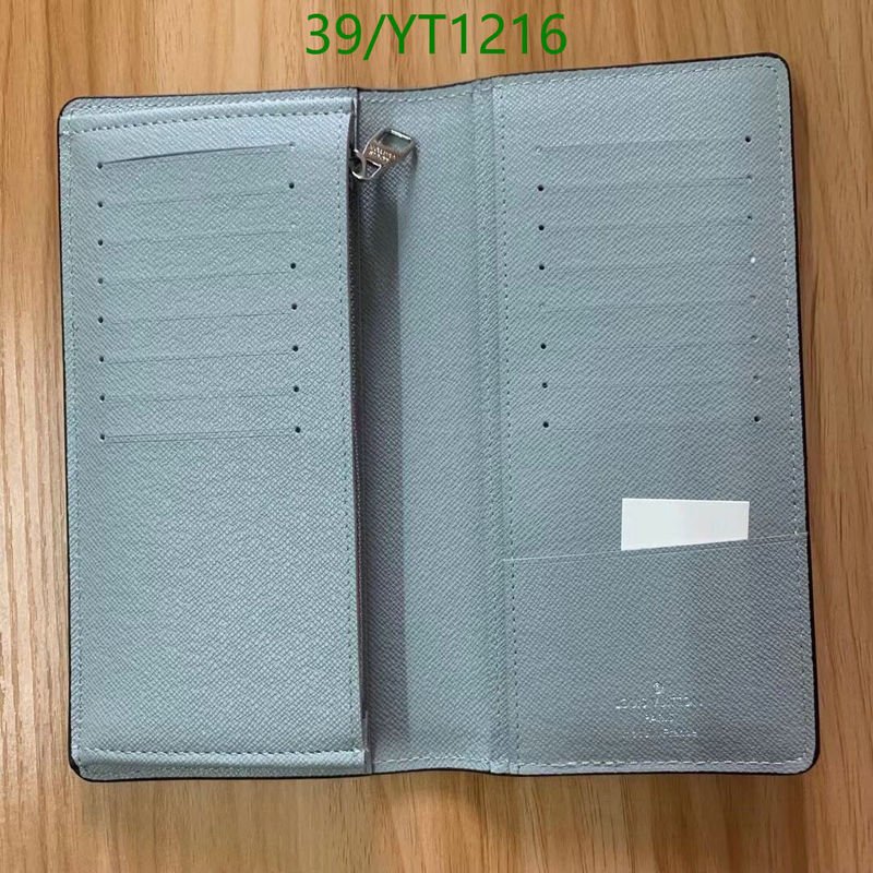LV Bags-(4A)-Wallet-,Code: YT1216,$ 51USD