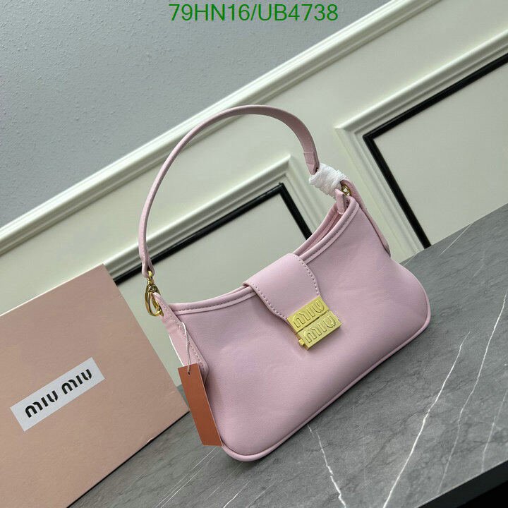 Miu Miu Bag-(4A)-Handbag- Code: UB4738 $ 103USD