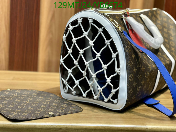LV Bags-(4A)-Keepall BandouliRe 45-50-,Code: YB6674,$ 168USD
