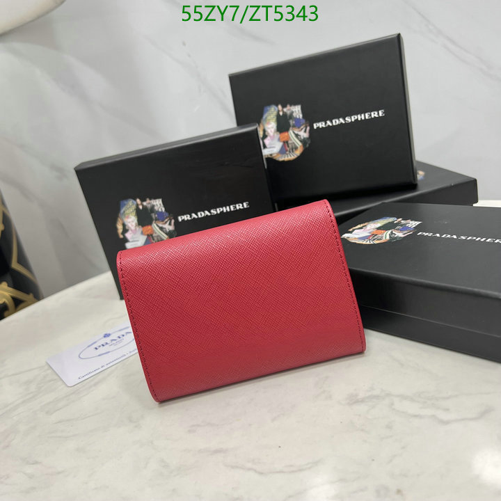 Prada Bag-(4A)-Wallet-,Code: ZT5343,$ 72USD