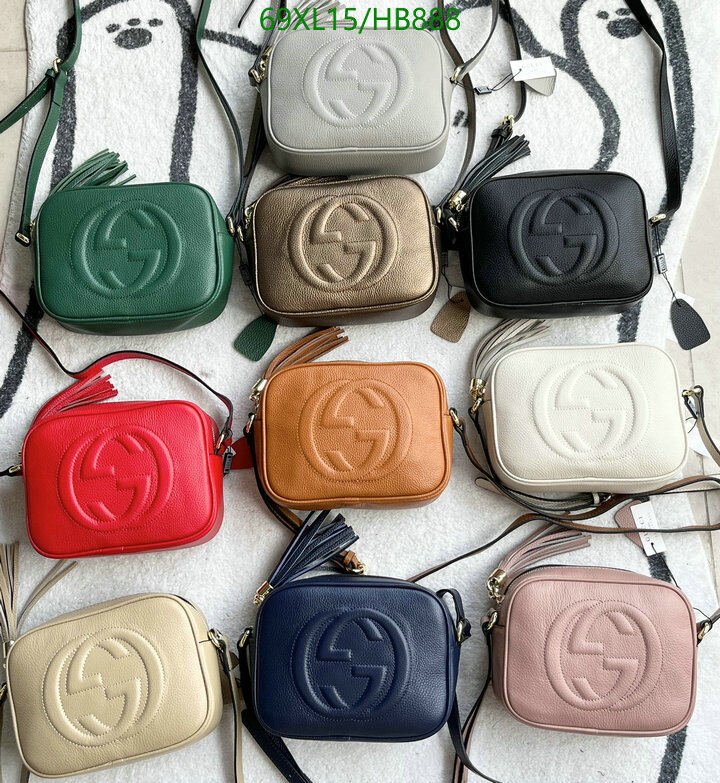 Gucci Bag-(4A)-Diagonal-,Code: HB888,$ 90USD