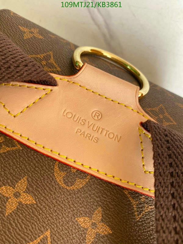 LV Bags-(4A)-Backpack-,Code: KB3861,$ 142USD