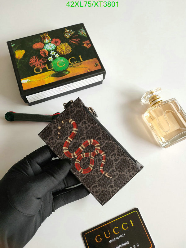 Gucci Bag-(4A)-Wallet-,Code: XT3801,$ 55USD