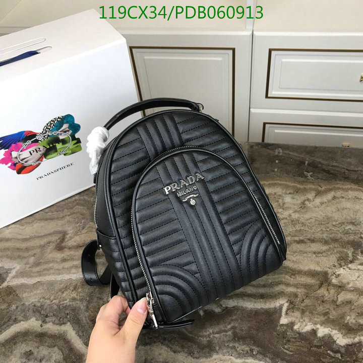 Prada Bag-(4A)-Backpack-,Code: PDB060913,$ 155USD