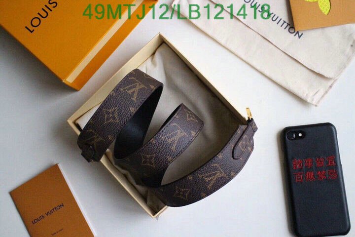 LV Bags-(4A)-Shoulder Strap-,Code: LB121418,$ 64USD