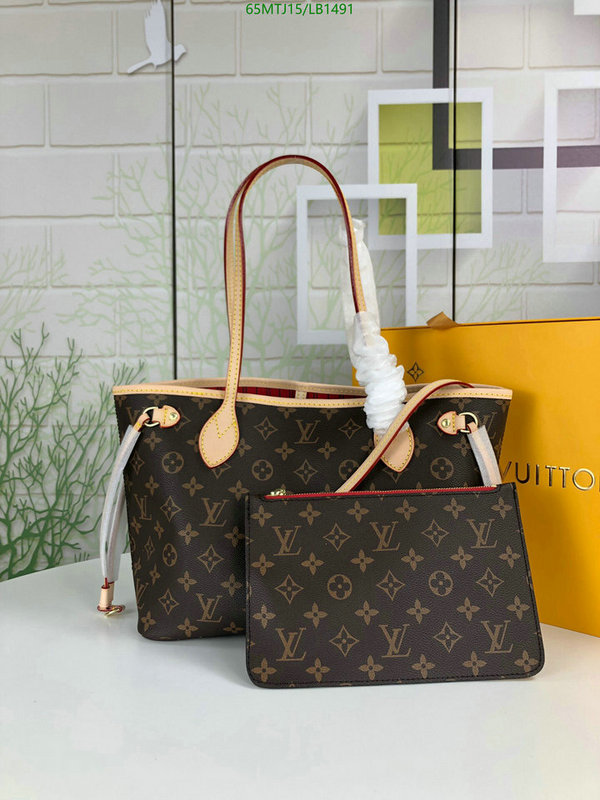 LV Bags-(4A)-Neverfull-,Code: LB1491,$ 85USD