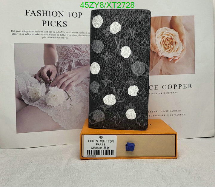 LV Bags-(4A)-Wallet-,Code: XT2728,$ 59USD