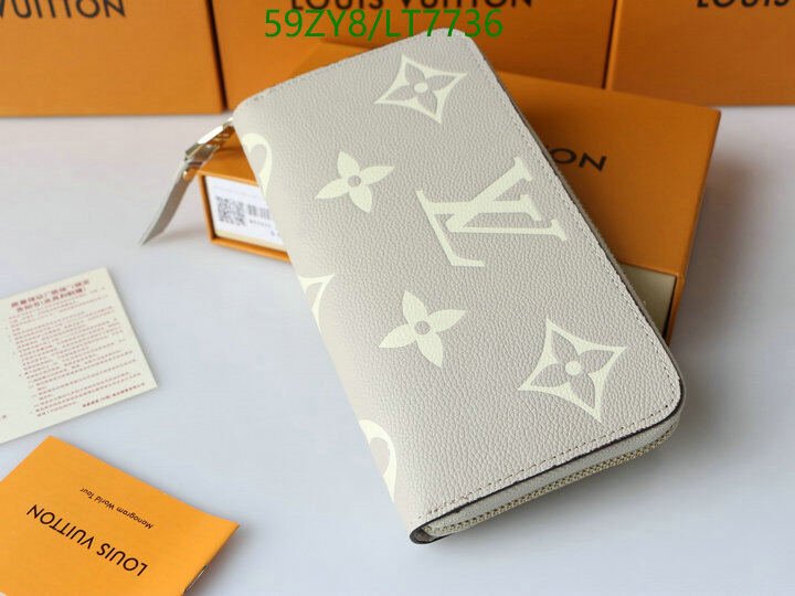LV Bags-(4A)-Wallet-,Code: LT7736,$ 77USD
