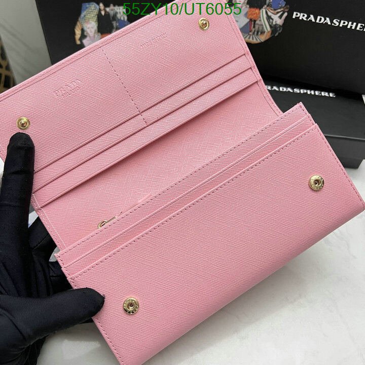 Prada Bag-(4A)-Wallet- Code: UT6055 $ 72USD