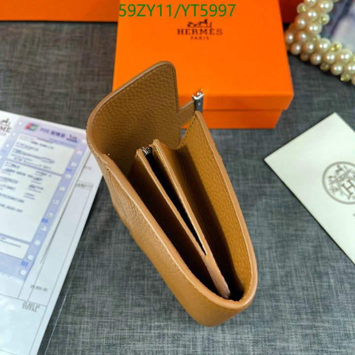 Hermes Bag-(4A)-Wallet-,Code: YT5997,$ 77USD