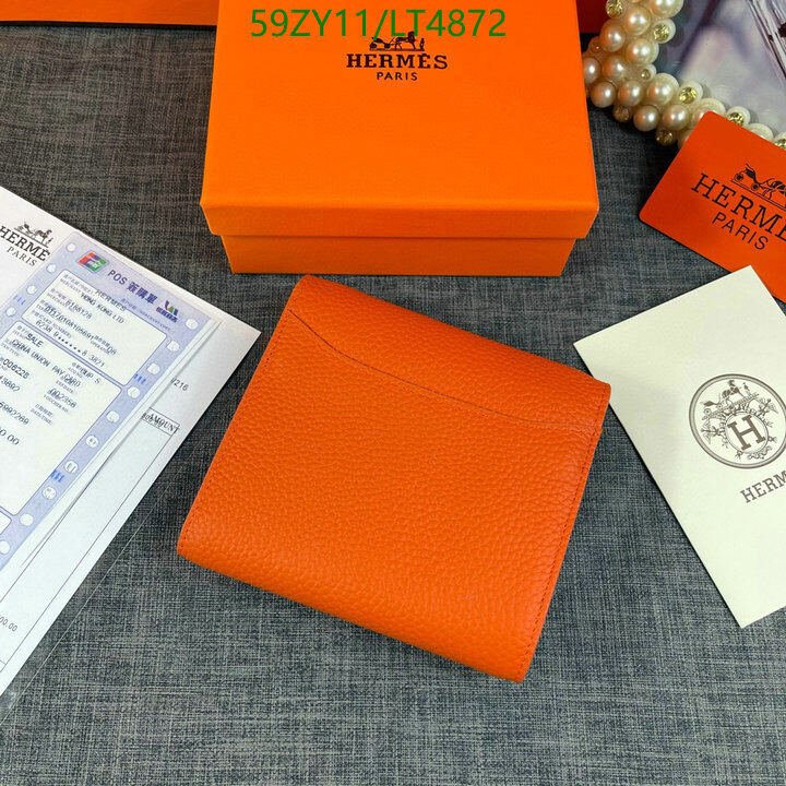 Hermes Bag-(4A)-Wallet-,Code: LT4872,$ 77USD