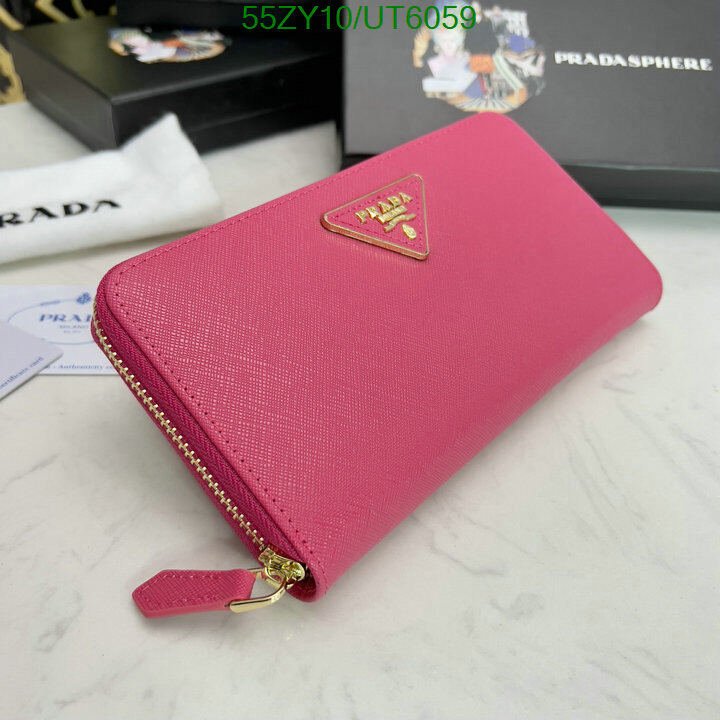 Prada Bag-(4A)-Wallet- Code: UT6059 $ 72USD