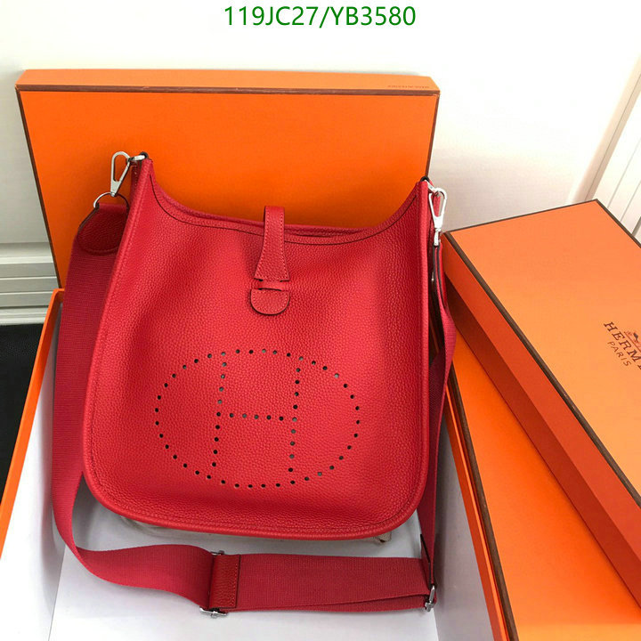 Hermes Bag-(4A)-Evelyne-,Code: YB3580,$ 155USD