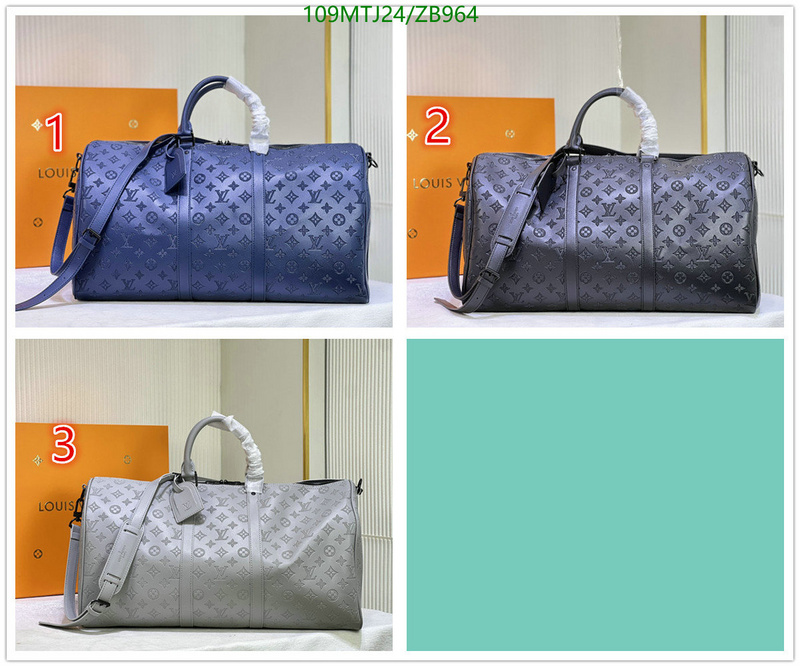 LV Bags-(4A)-Keepall BandouliRe 45-50-,Code: ZB964,$ 142USD