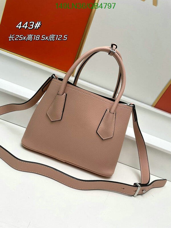 Prada Bag-(4A)-Handbag- Code: QB4797 $ 194USD