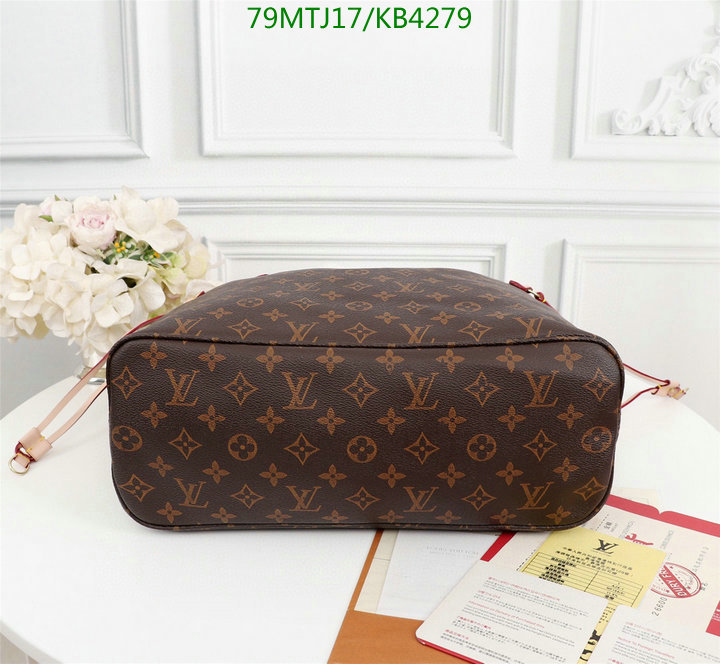 LV Bags-(4A)-Neverfull-,Code: KB4279,$ 103USD