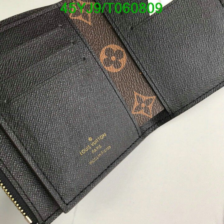 LV Bags-(4A)-Wallet-,Code: T060809,$ 59USD