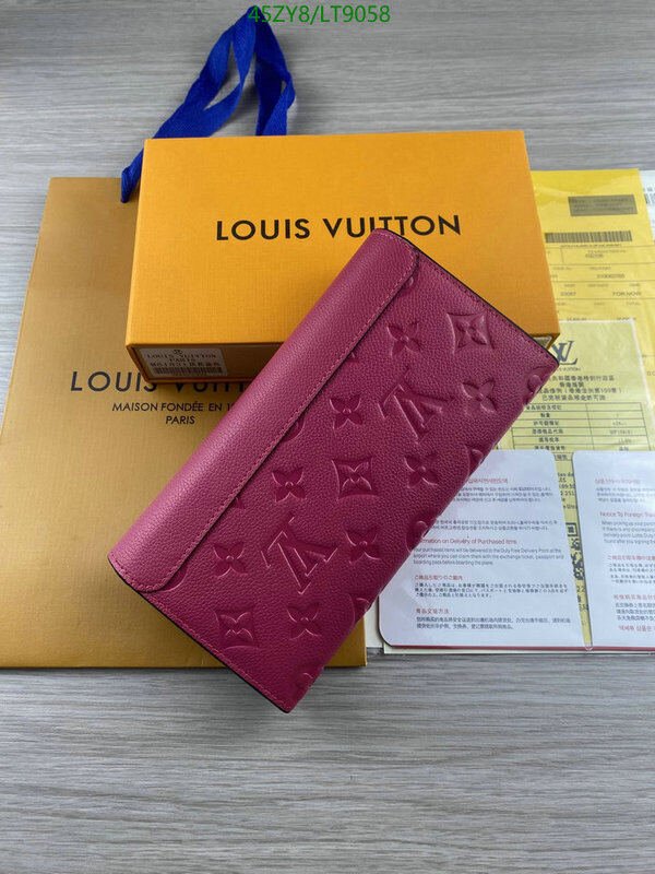LV Bags-(4A)-Wallet-,Code: LT9058,$ 59USD