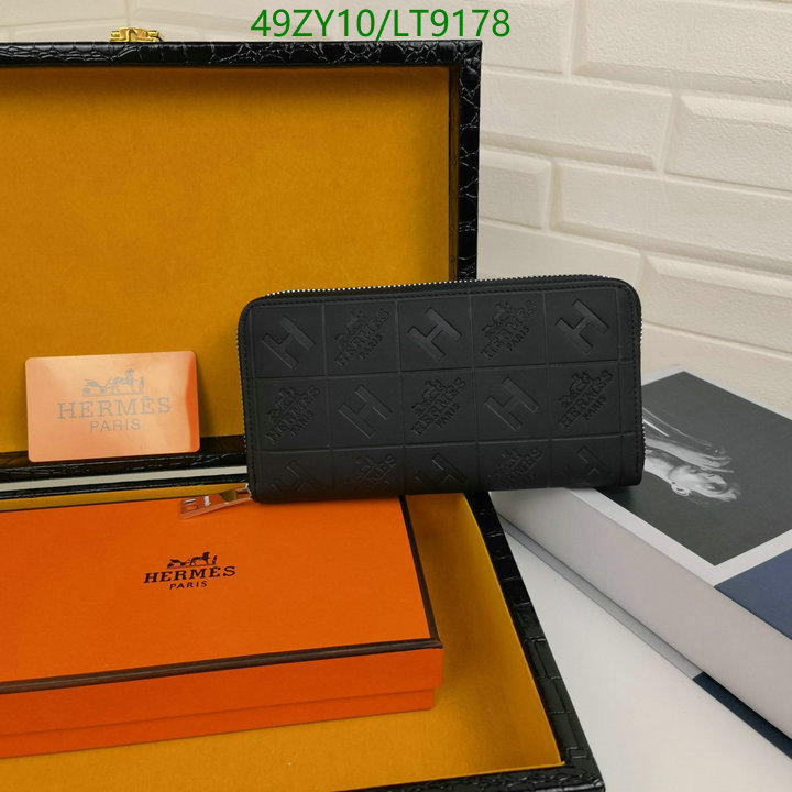 Hermes Bag-(4A)-Wallet-,Code: LT9178,$ 64USD