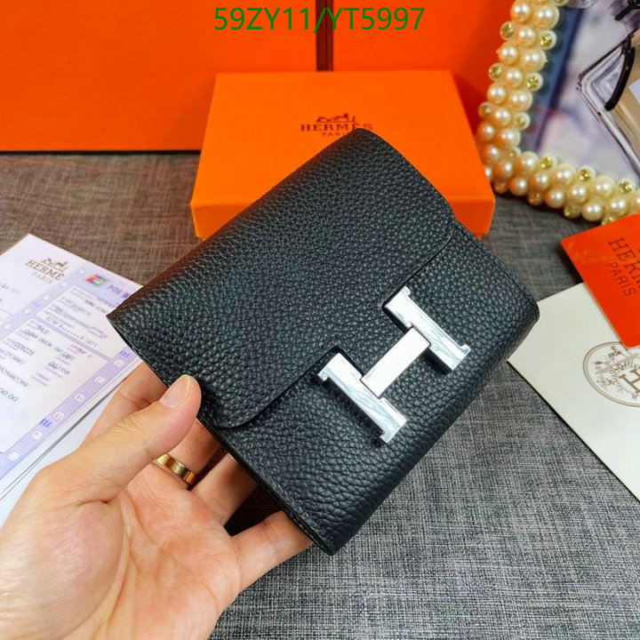 Hermes Bag-(4A)-Wallet-,Code: YT5997,$ 77USD