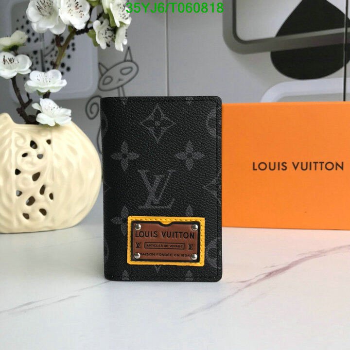LV Bags-(4A)-Wallet-,Code: T060818,$ 46USD