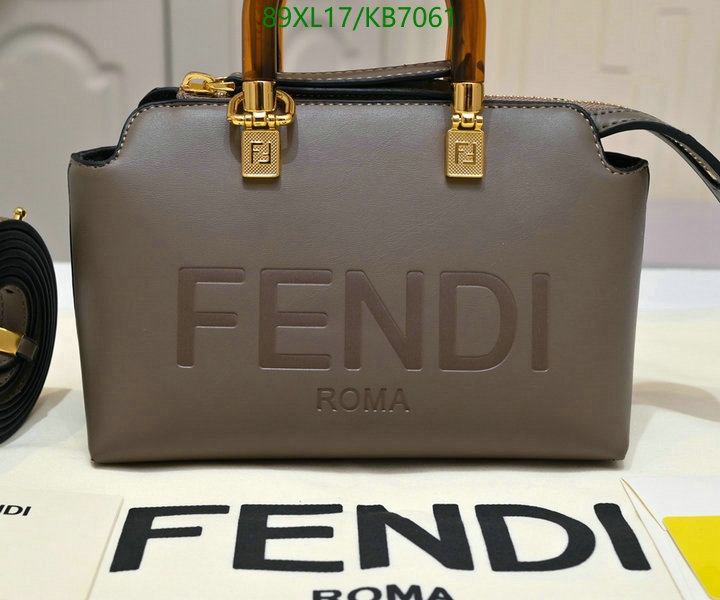 Fendi Bag-(4A)-Boston- Code: KB7061 $ 116USD