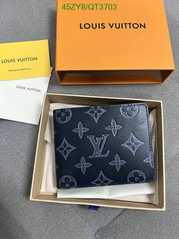LV Bag-(4A)-Wallet- Code: QT3703 $ 59USD