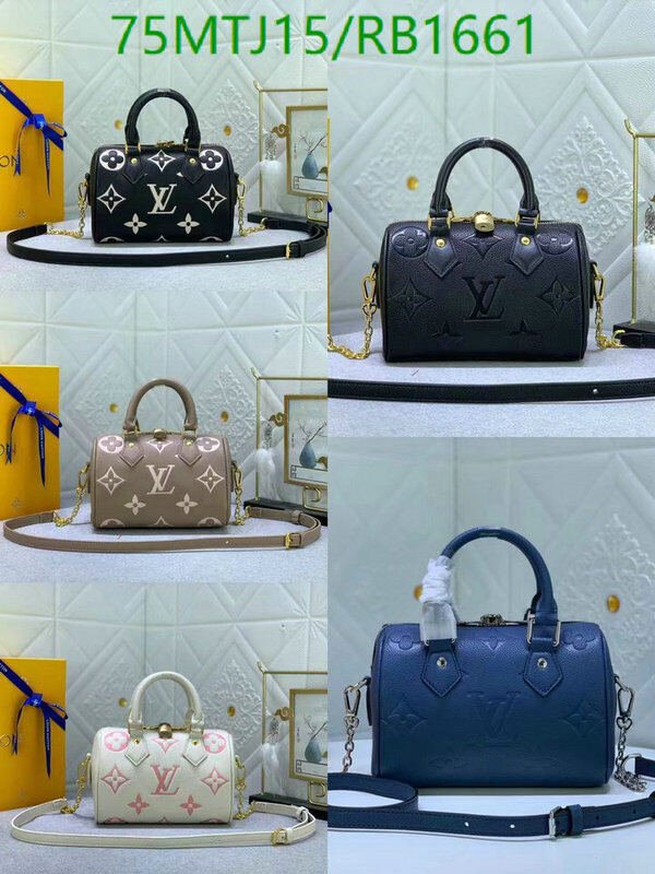 LV Bags-(4A)-Speedy-,Code: RB1661,$ 98USD