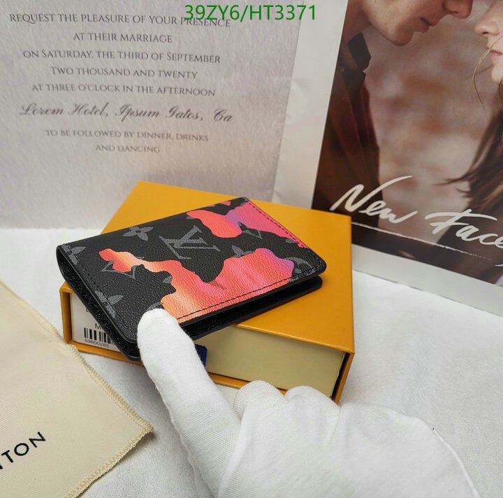 LV Bags-(4A)-Wallet-,Code: HT3371,$ 51USD