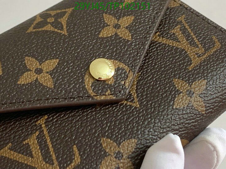 LV Bags-(4A)-Wallet-,Code: TP102151,$ 38USD
