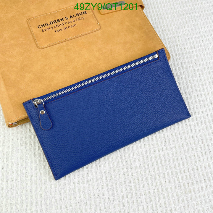 Hermes Bag-(4A)-Wallet- Code: QT1201 $ 64USD