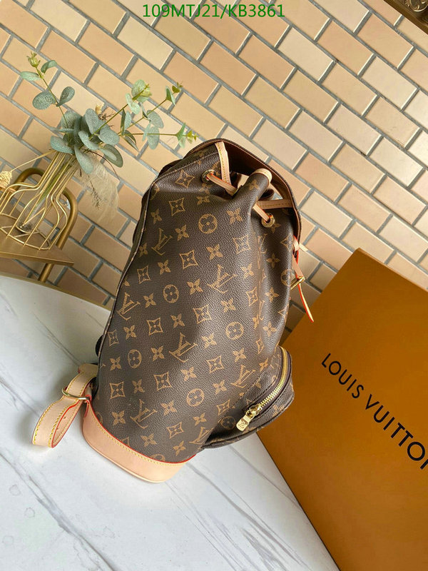 LV Bags-(4A)-Backpack-,Code: KB3861,$ 142USD