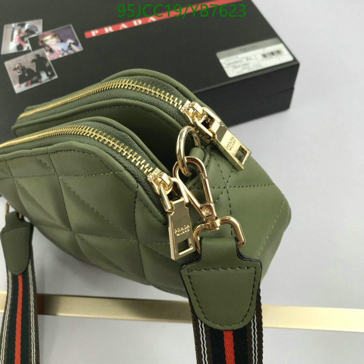 Prada Bag-(4A)-Diagonal-,Code: YB7623,$ 124USD