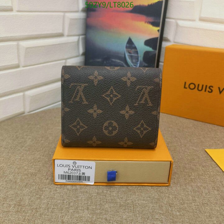 LV Bags-(4A)-Wallet-,Code: LT8026,$ 77USD
