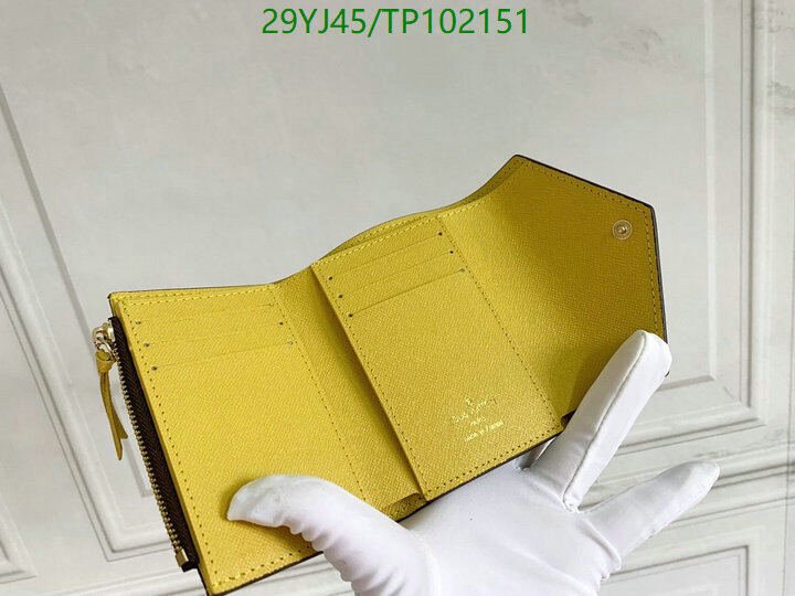 LV Bags-(4A)-Wallet-,Code: TP102151,$ 38USD