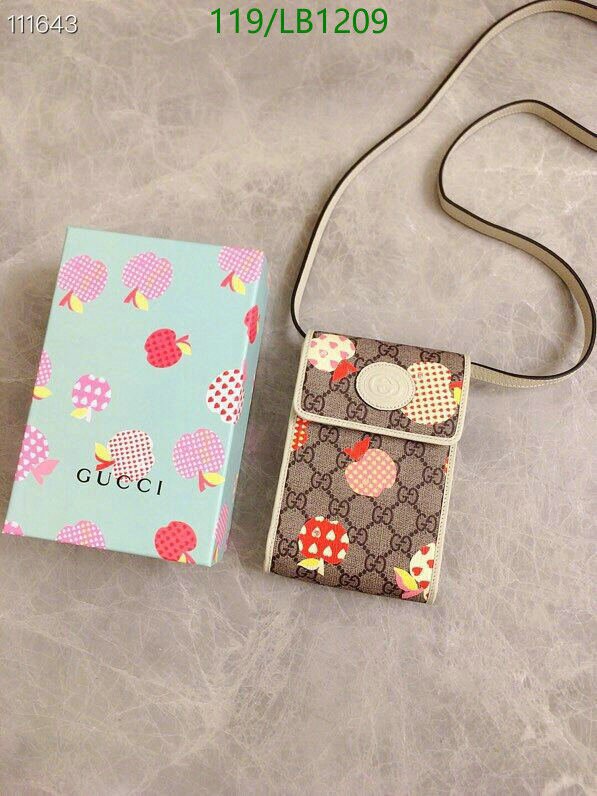 Gucci Bag-(4A)-Diagonal-,Code: LB1209,$ 155USD