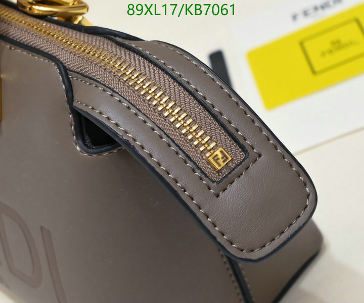 Fendi Bag-(4A)-Boston- Code: KB7061 $ 116USD