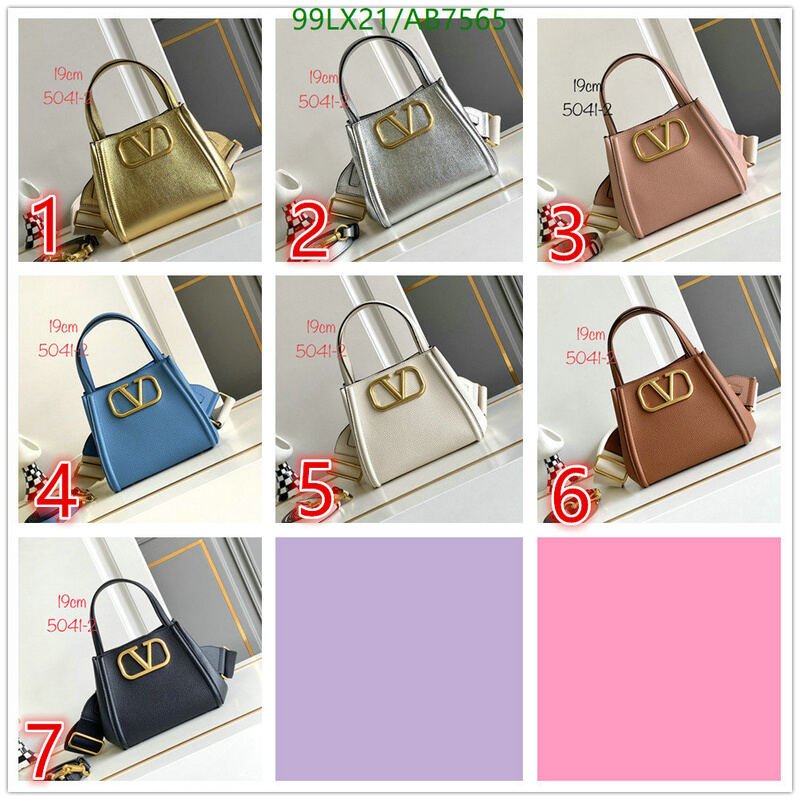 Valentino Bag-(4A)-Handbag- Code: AB7565 $ 129USD