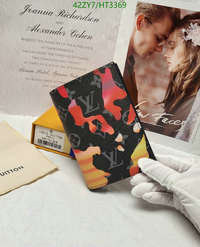 LV Bags-(4A)-Wallet-,Code: HT3369,$ 55USD