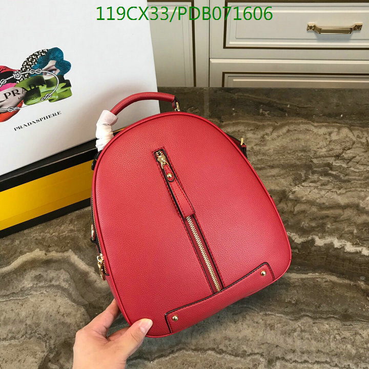Prada Bag-(4A)-Backpack-,Code: PDB071606,$ 155USD