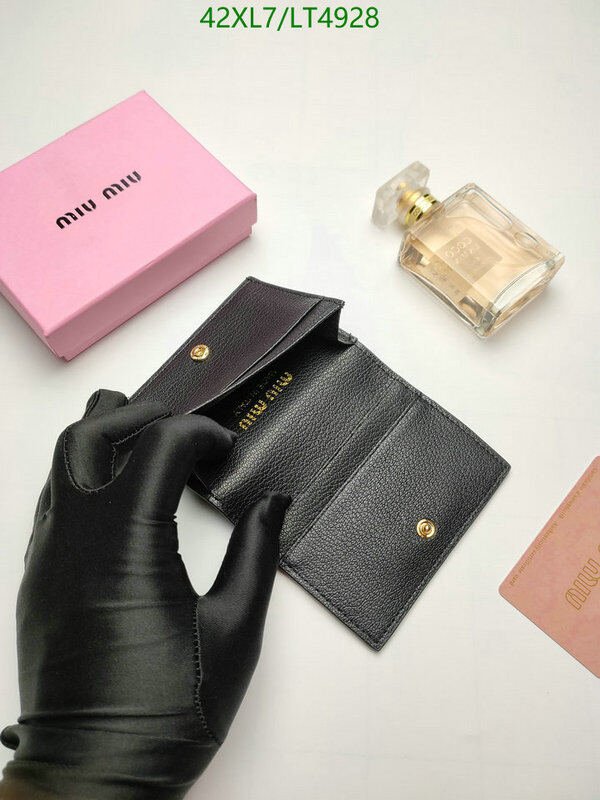 Miu Miu Bag-(4A)-Wallet-,Code: LT4928,$ 55USD