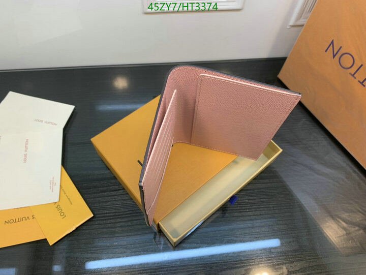 LV Bags-(4A)-Wallet-,Code: HT3374,$ 59USD
